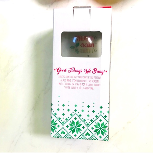 🌺4 Items 25$🌺 Wine Glass “Naughty Nice I Tried”- Oversized NIB - Picture 4 of 4
